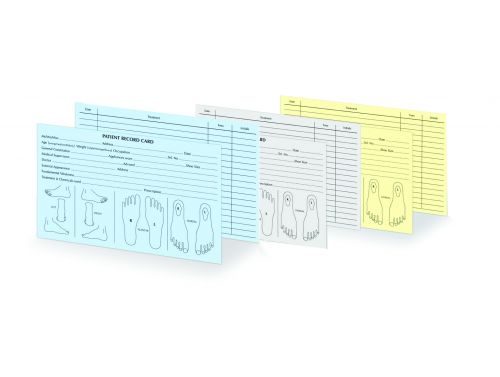 PATIENT HISTORY RECORD CARDS - PACK OF 100 - 20cm x 12.3cm