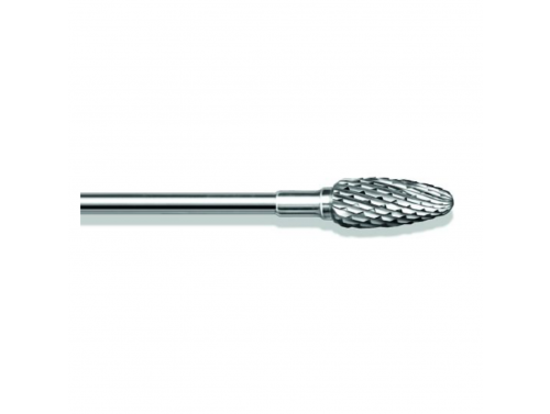 BUSCH CARBIDE MILLS MEDIUM X-TOOTHING / 6.0MM / FLAME SHAPE / EACH