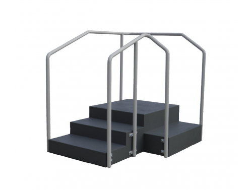 FORTRESS TRAINING STAIRS / DEAD END / DUAL HEIGHT HAND RAIL