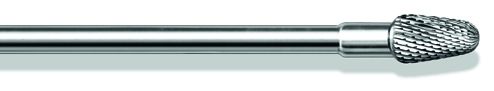 BUSCH CARBIDE MILLS FINE X-TOOTHING / 4.0MM / BUD SHAPE photo