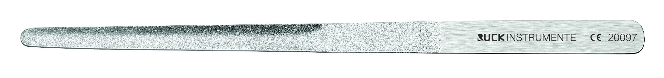 RUCK INSTRUMENTS CURVED NAIL FILE, STAINLESS STEEL / 19CM photo