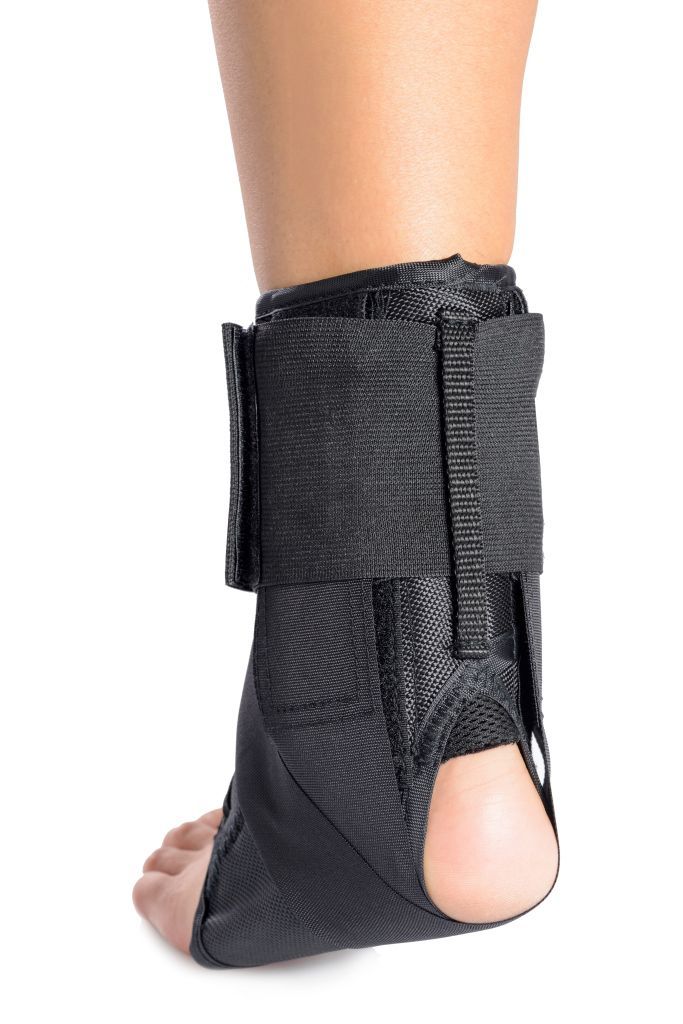ORTHOLIFE TOTAL STABILITY ANKLE BRACE WITH STRAP photo