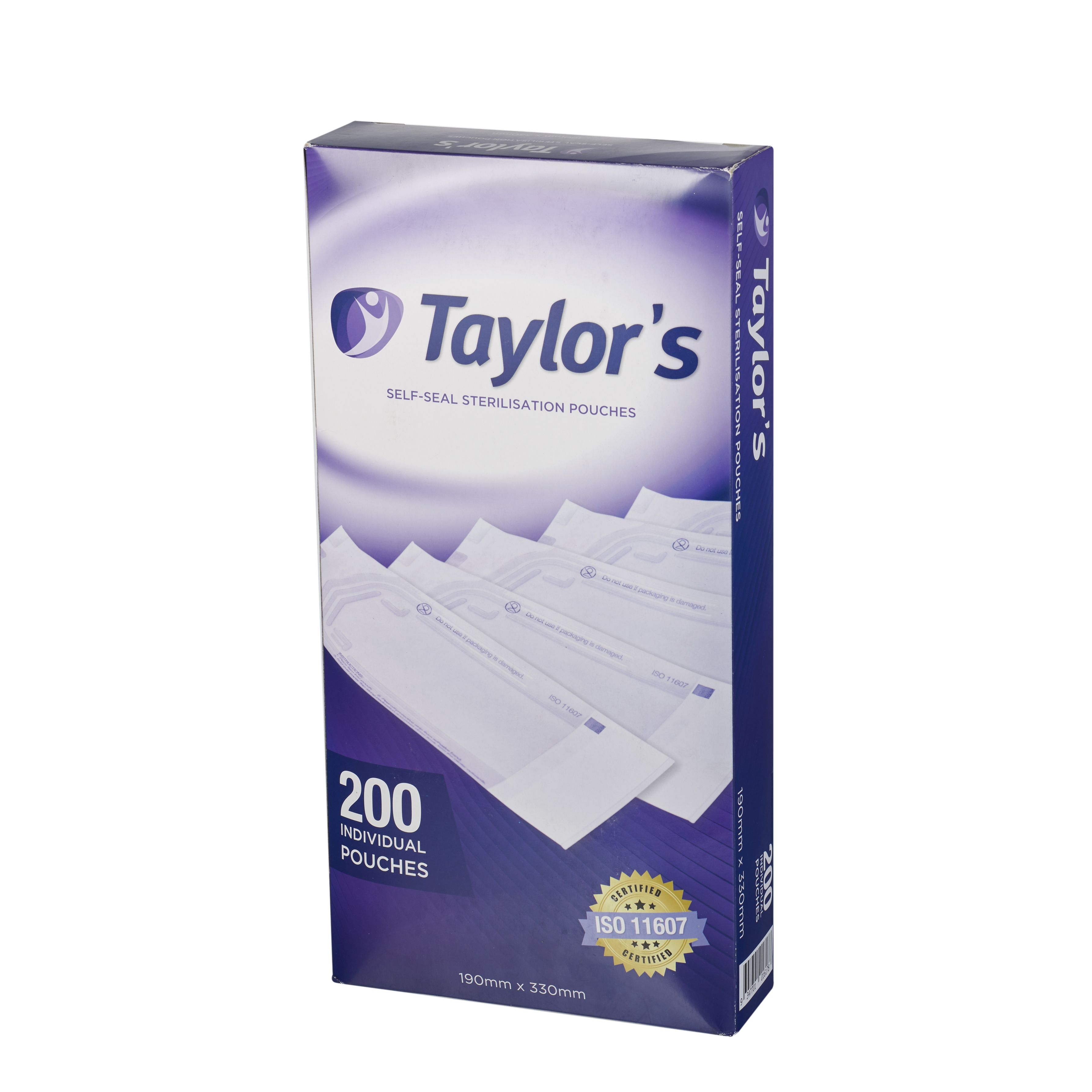 TAYLOR'S SELF SEAL STERILISATION AUTOCLAVE POUCH photo