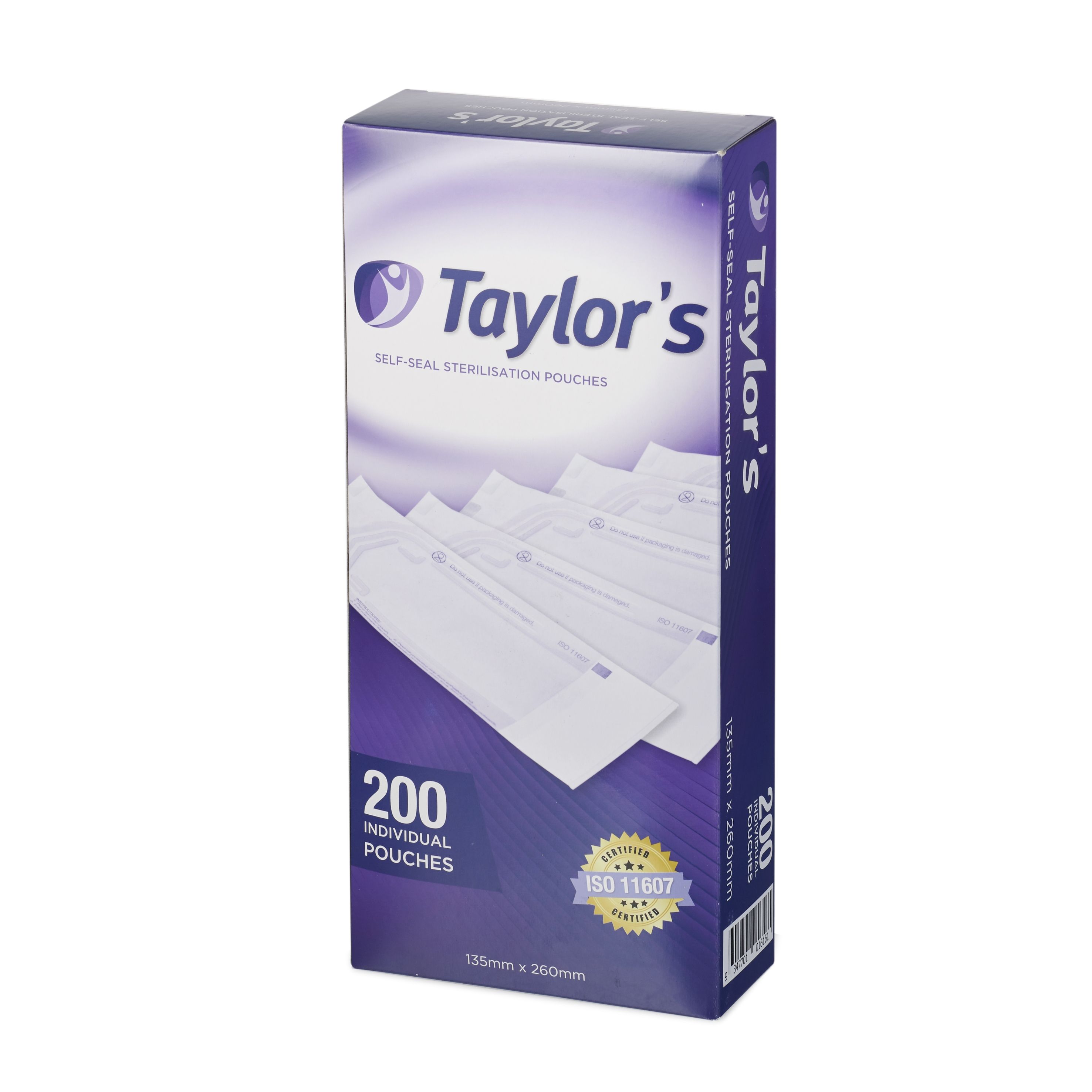 TAYLOR'S SELF SEAL STERILISATION AUTOCLAVE POUCH photo