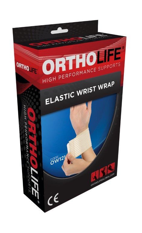 ORTHOLIFE ELASTIC WRIST WRAP / UNIVERSAL / BLACK  (D) photo