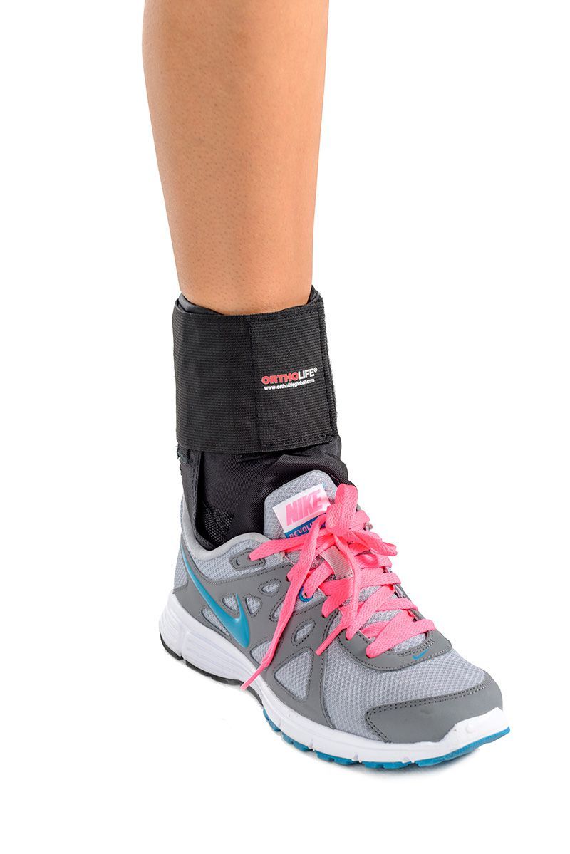 ORTHOLIFE TOTAL STABILITY ANKLE BRACE WITH STRAP photo