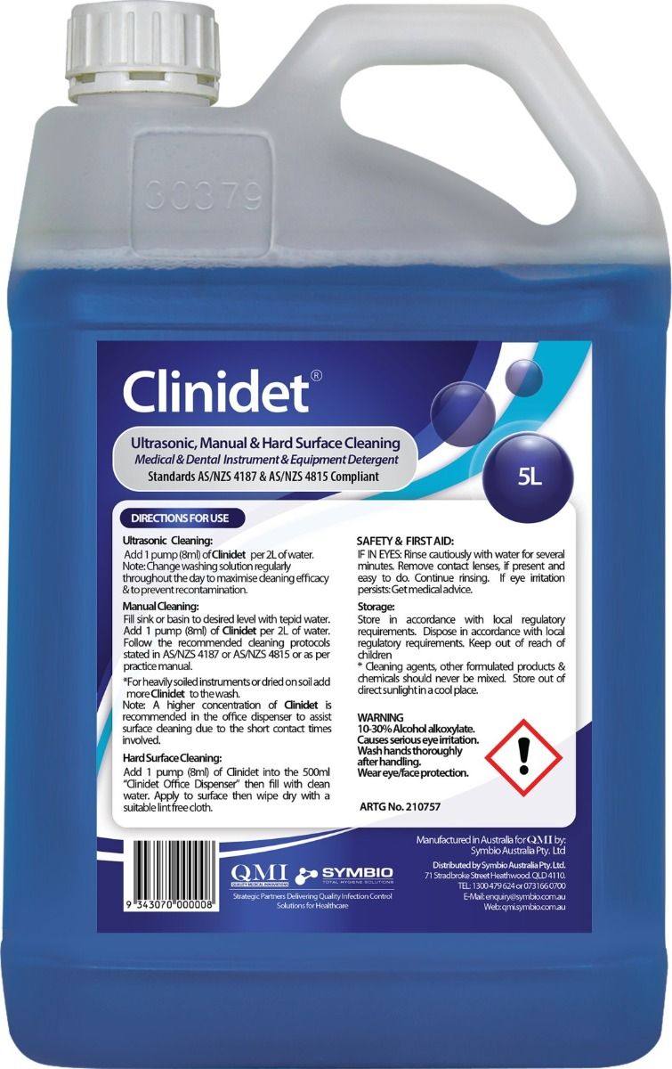 CLINIDET CLEANER & DISINFECTANT / 5 LITRE photo