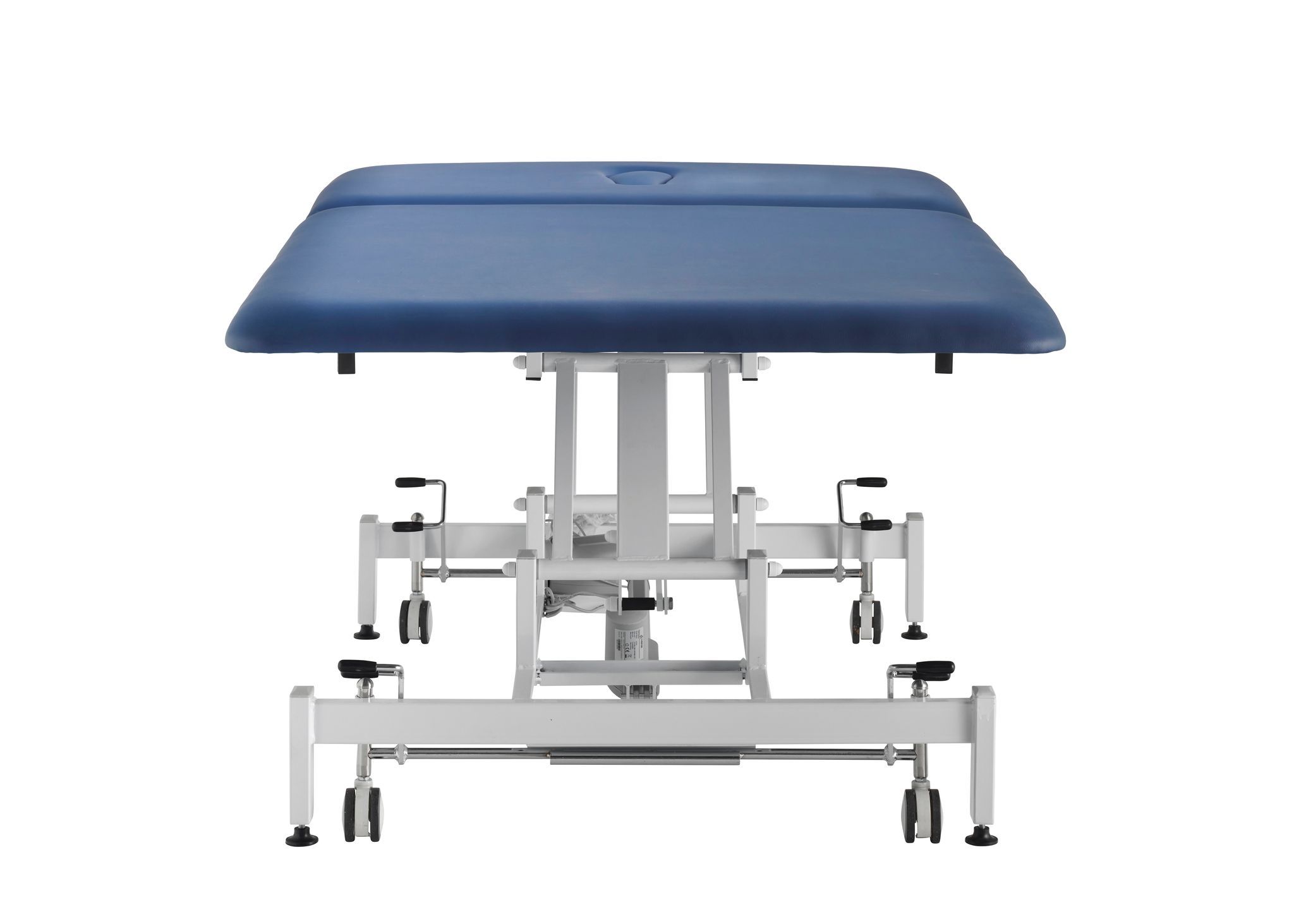 FORTRESS PARAMOUNT BOBATH NEUROLOGICAL 2-SECTION 1.2M / WHITE FRAME / NAVY UPHOLSTERY photo