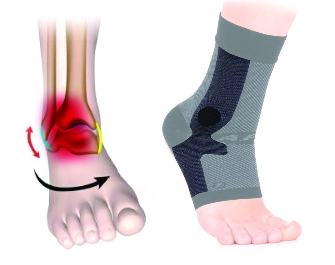 OS1 ANKLE BRACING SLEEVE /  LEFT photo