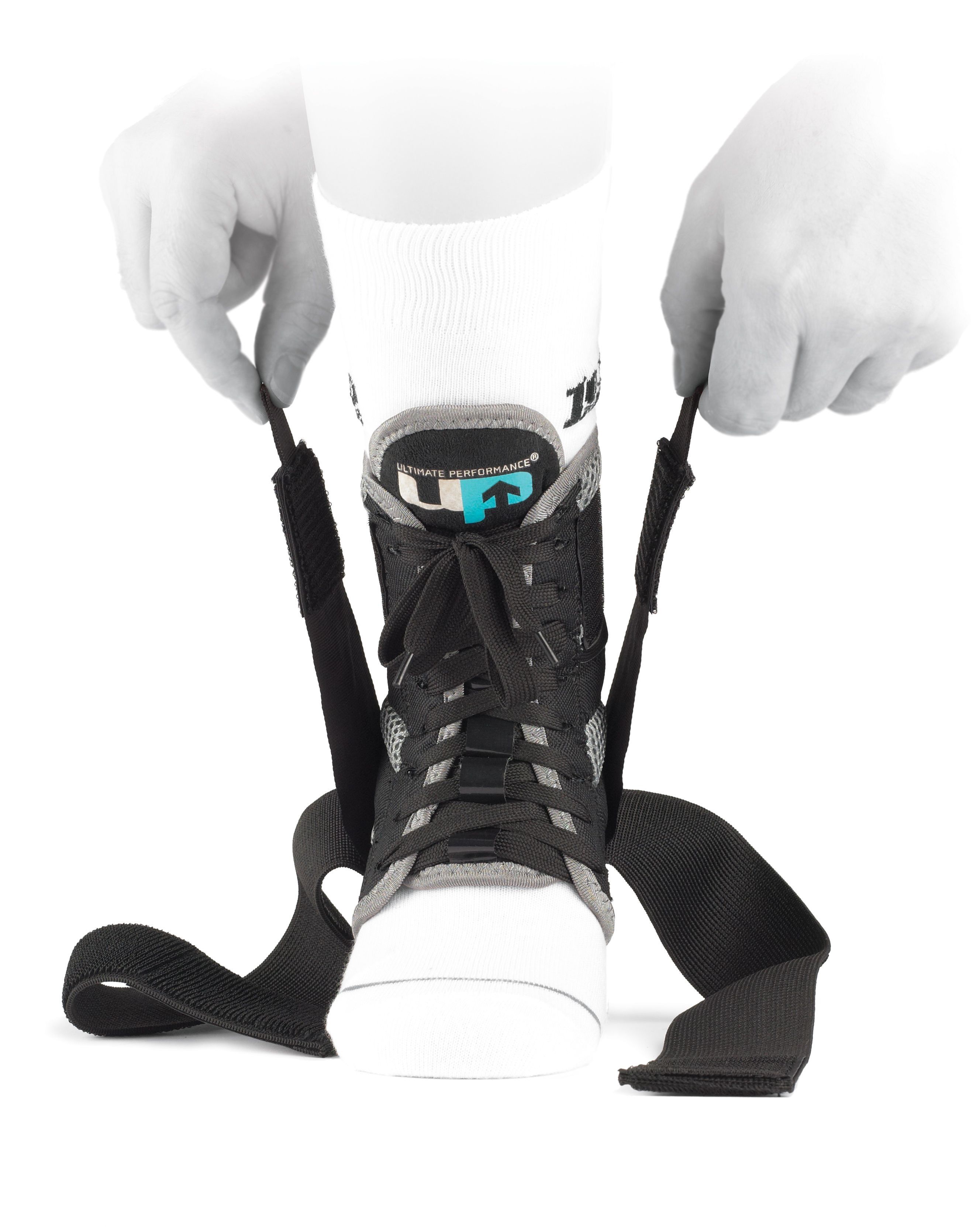 ULTIMATE PERFORMANCE ADVANCED ANKLE BRACE WITH STRAPS photo