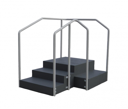 FORTRESS TRAINING STAIRS / DEAD END / DUAL HEIGHT HAND RAIL