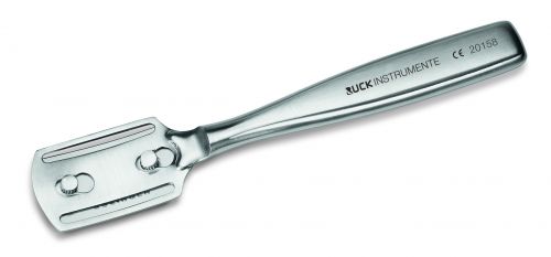 RUCK INSTRUMENTS CROSS-CUT SKIN SHAVER AND CALLUS RASP, STAINLESS STEEL