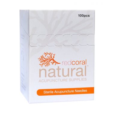 RED CORAL NATURAL ACUPUNCTURE NEEDLES